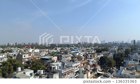 Noida , india - noida aerial view , Picture of aerial view noida feb 8 2026 Noida , india - noida aerial view , Picture of aerial view noida feb 8 2026 136335363