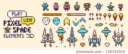 Simple color icons. Simple color icons. 136335918