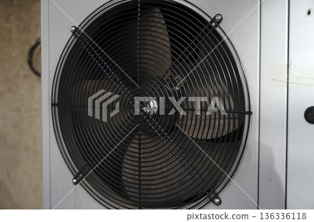 Ventilation Fan in Industrial Cooling Unit Ventilation Fan in Industrial Cooling Unit 136336118