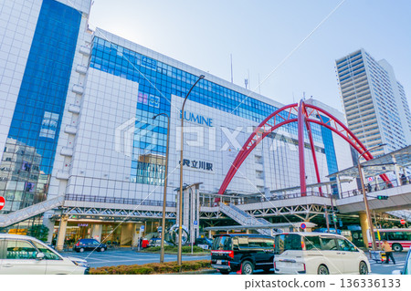 東京城市景觀：立川站北口環島 136336133