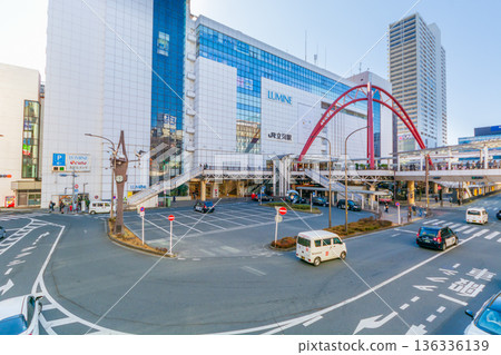 東京城市景觀:立川站北口環島 東京城市景觀:立川站北口環島 136336139