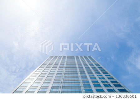 View of skyscrapers View of skyscrapers 136336501