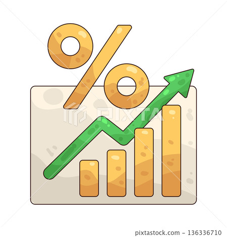 Illustration of percentage Illustration of percentage 136336710