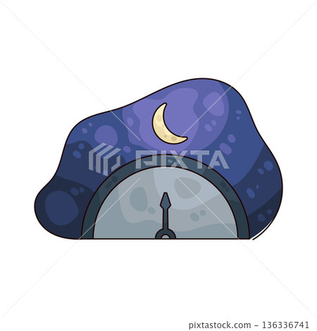 Illustration of Midnight time Illustration of Midnight time 136336741