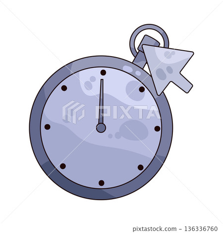 Illustration of Stopwatch start Illustration of Stopwatch start 136336760