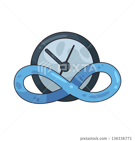 Illustration of Infinite time 136336771