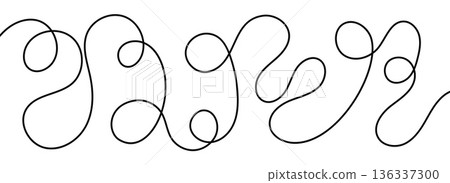 Simple one line element. 136337300