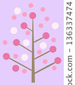 Illustration of a pink blossom tree Illustration of a pink blossom tree 136337474