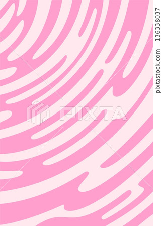 Vintage wavy pink wave groovy pattern or background. Wavy line retro pattern, trippy funky backdrop. Distorted spiral groovy print Vintage wavy pink wave groovy pattern or background. Wavy line retro pattern, trippy funky backdrop. Distorted spiral groovy print 136338037