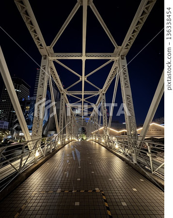 Tennozu Fureai Bridge Tennozu Fureai Bridge 136338454