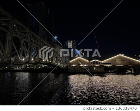 Tennozu Fureai Bridge Tennozu Fureai Bridge 136338470