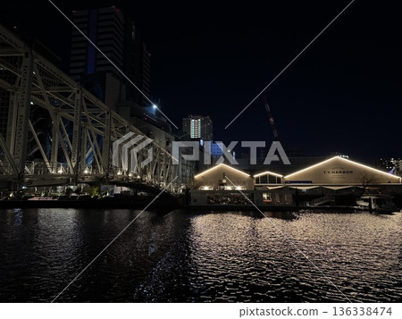 Tennozu Fureai Bridge Tennozu Fureai Bridge 136338474
