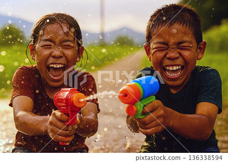 昭和時代場景:水槍 昭和時代場景:水槍 136338594