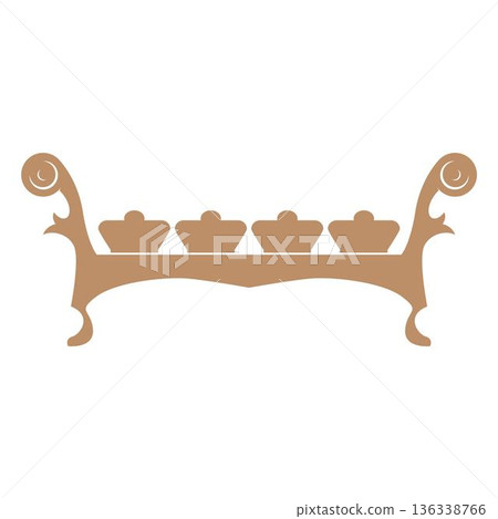 Gamelan traditional Indonesian percussion instrument icon Gamelan traditional Indonesian percussion instrument icon 136338766