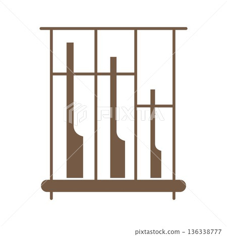 Gamelan traditional Indonesian percussion instrument icon 136338777