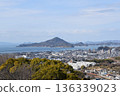 View of the Seto Inland Sea from Matsuyama General Park's observation tower 136339023