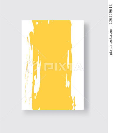 Abstract ink brush banners with grunge effect Abstract ink brush banners with grunge effect 136339618