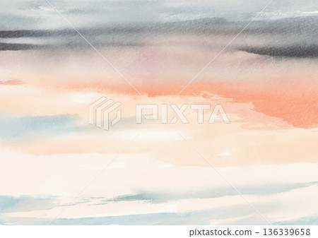Abstract watercolor misty pastel background vector Abstract watercolor misty pastel background vector 136339658