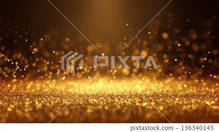 金色閃光 | 奢華背景素材 136340145