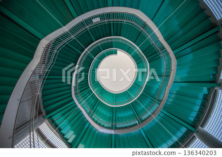 Spiral staircase at Act City Hamamatsu 136340203