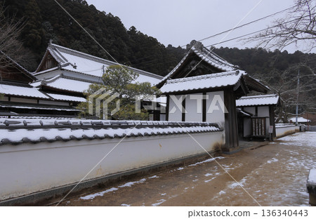 An extra sacred place on the Shikoku Pilgrimage. The snowy head temple of Hashikura-ji Temple, the 15th temple of the Shikoku Special Twenty Sacred Sites An extra sacred place on the Shikoku Pilgrimage. The snowy head temple of Hashikura-ji Temple, the 15th temple of the Shikoku Special Twenty Sacred Sites 136340443