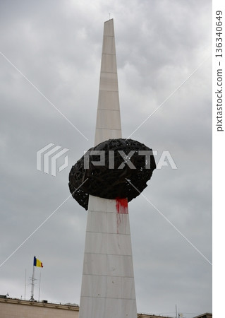 Romania, Bucharest, Revolution Square, Resurrection Monument Romania, Bucharest, Revolution Square, Resurrection Monument 136340649
