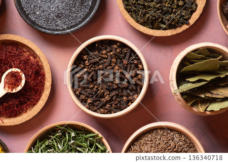 Whole Cloves: A Close-Up View Of A Rich Culinary Ingredient Whole Cloves: A Close-Up View Of A Rich Culinary Ingredient 136340718