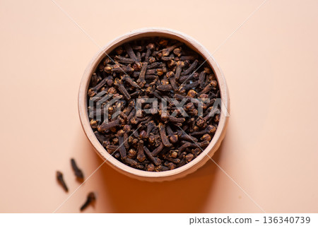 Bowl Of Cloves: Aromatic Spices For Culinary Delights And Health 136340739