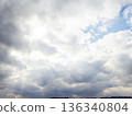 Sky photo: The sun hiding behind the clouds 136340804
