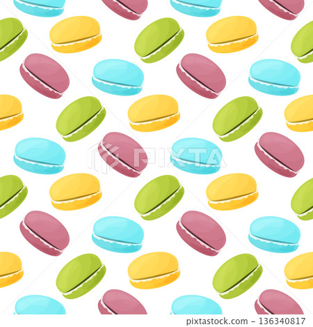 pattern with macaroons pattern with macaroons 136340817