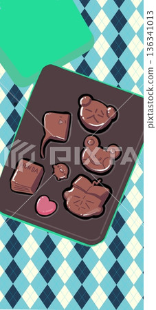 Illustration material: February wallpaper illustration Illustration material: February wallpaper illustration 136341013