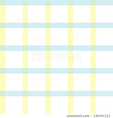 Light Blue and Yellow Plaid Pattern, Seamless Checkered Design Light Blue and Yellow Plaid Pattern, Seamless Checkered Design 136341122