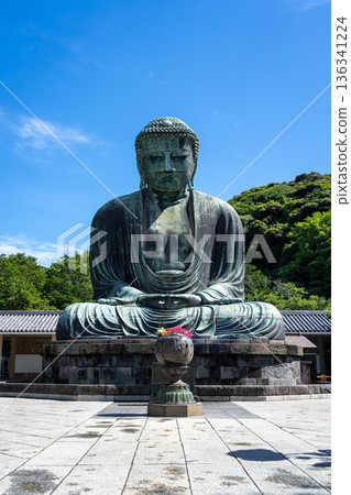 Great Buddha bronze statue at Kotoku-in temple in Kamakura, Japan Great Buddha bronze statue at Kotoku-in temple in Kamakura, Japan 136341224