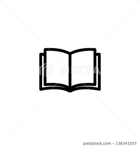 學校、學習、教室（書本）的簡單圖標 136341855