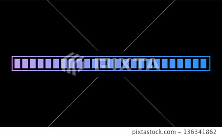 Loading or progress completed percentage bar, loading status bar, download progress icon vector Loading or progress completed percentage bar, loading status bar, download progress icon vector 136341862