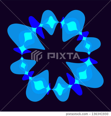 Vector music sound waves. Audio digital equalizer technology, console panel, musical pulse. Dark background Vector music sound waves. Audio digital equalizer technology, console panel, musical pulse. Dark background 136341930