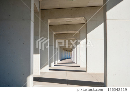 stairs in the building 136342319