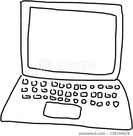 電腦圖形素材插圖 136344626