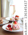 Strawberry sweets set 136345437
