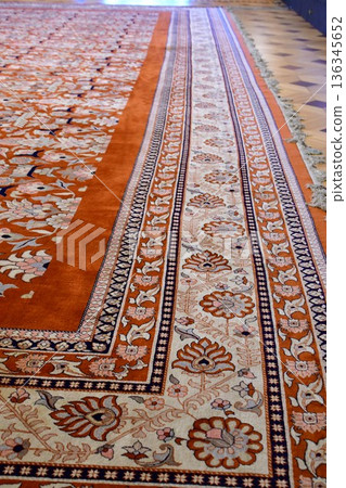 Romania, Bucharest, Palace of Parliament, carpet Romania, Bucharest, Palace of Parliament, carpet 136345652