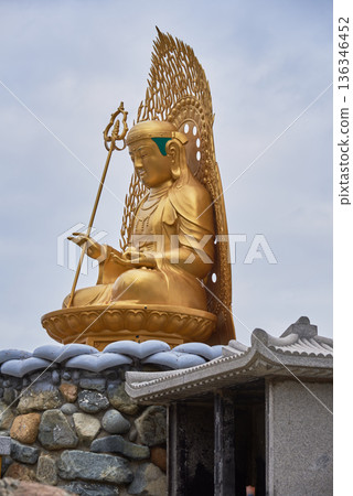 Buddha statue at Haedong Yonggungsa Buddhist temple in Gijang-gun, Busan, South Korea Buddha statue at Haedong Yonggungsa Buddhist temple in Gijang-gun, Busan, South Korea 136346452