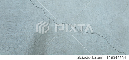 Crack pattern on concrete floor Crack pattern on concrete floor 136346534