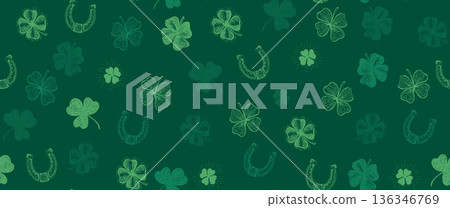 clover, pattern, leaf 136346769