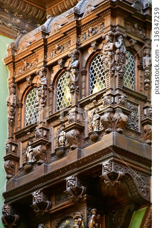 Romania, Transylvania, Sinaia, Peles Castle, Pearl of the Carpathians Romania, Transylvania, Sinaia, Peles Castle, Pearl of the Carpathians 136347259