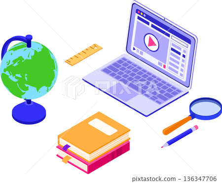 Online distance education from home Online distance education from home 136347706