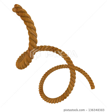 knot isolated on white background knot isolated on white background 136348383