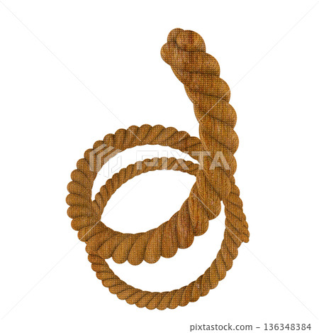 knot isolated on white background knot isolated on white background 136348384