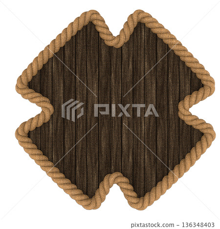 wooden heart isolated on white 136348403