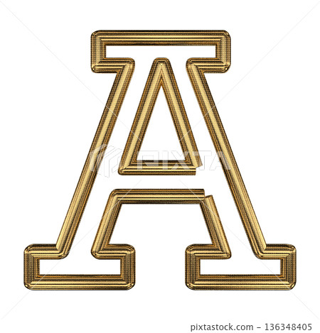 vector set of letter A vector set of letter A 136348405