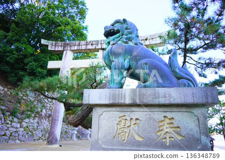 The approach to Miyajima Itsukushima Shrine, one of Japan's three most scenic spots The approach to Miyajima Itsukushima Shrine, one of Japan's three most scenic spots 136348789